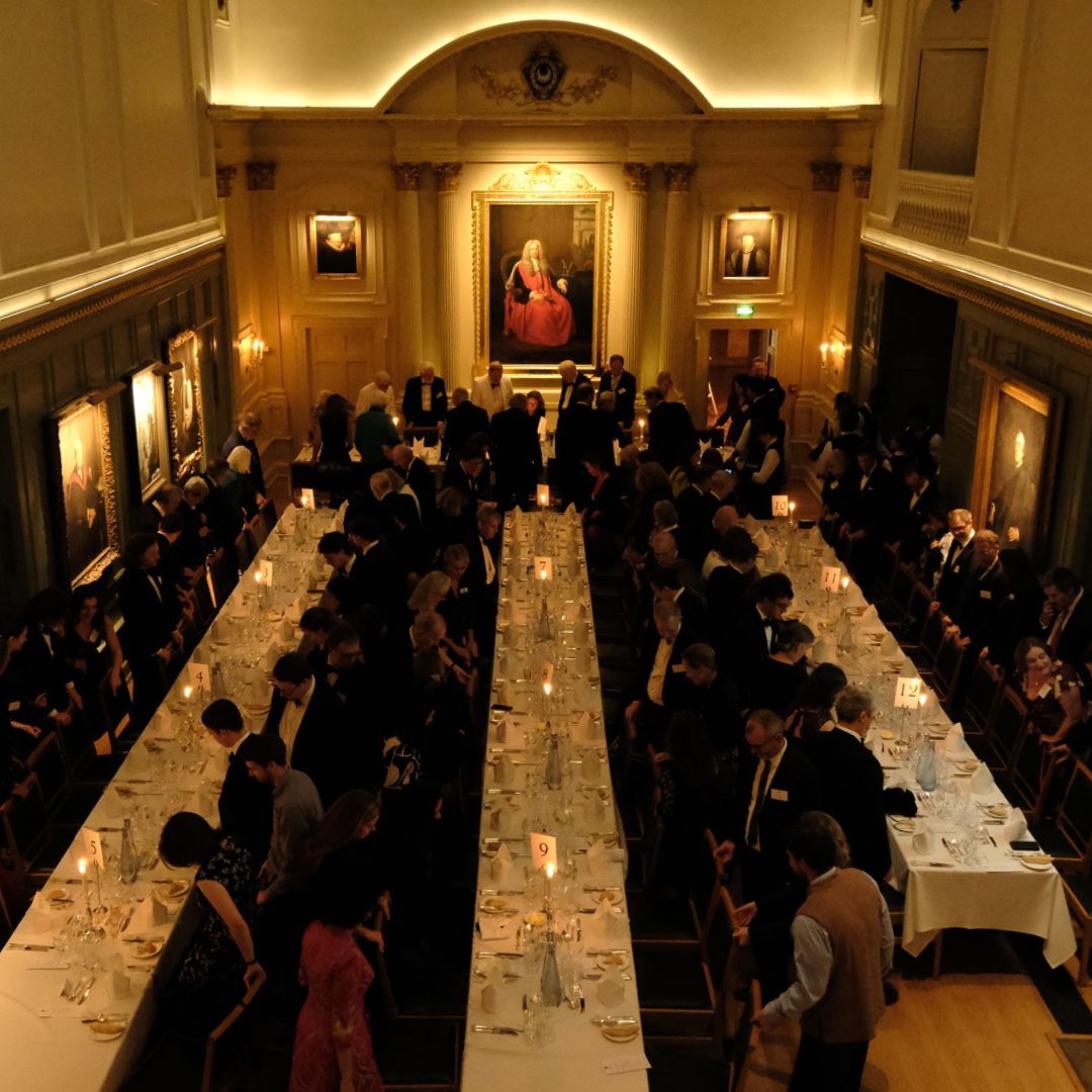 View from the balcony in the Dining Hall over the THA Annual Dinner, 23 September 2023.