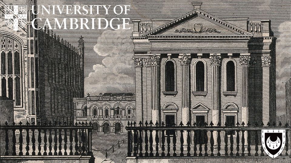 Senate House, Cambridge. Line engraving by W. Read, 1825. Wellcome